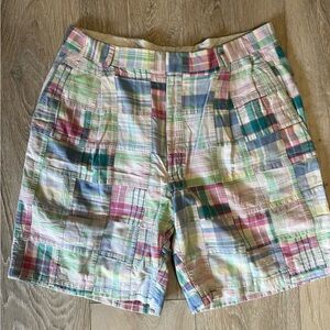 Vintage Biscayne Collection Multicolor Plaid Men's Shorts